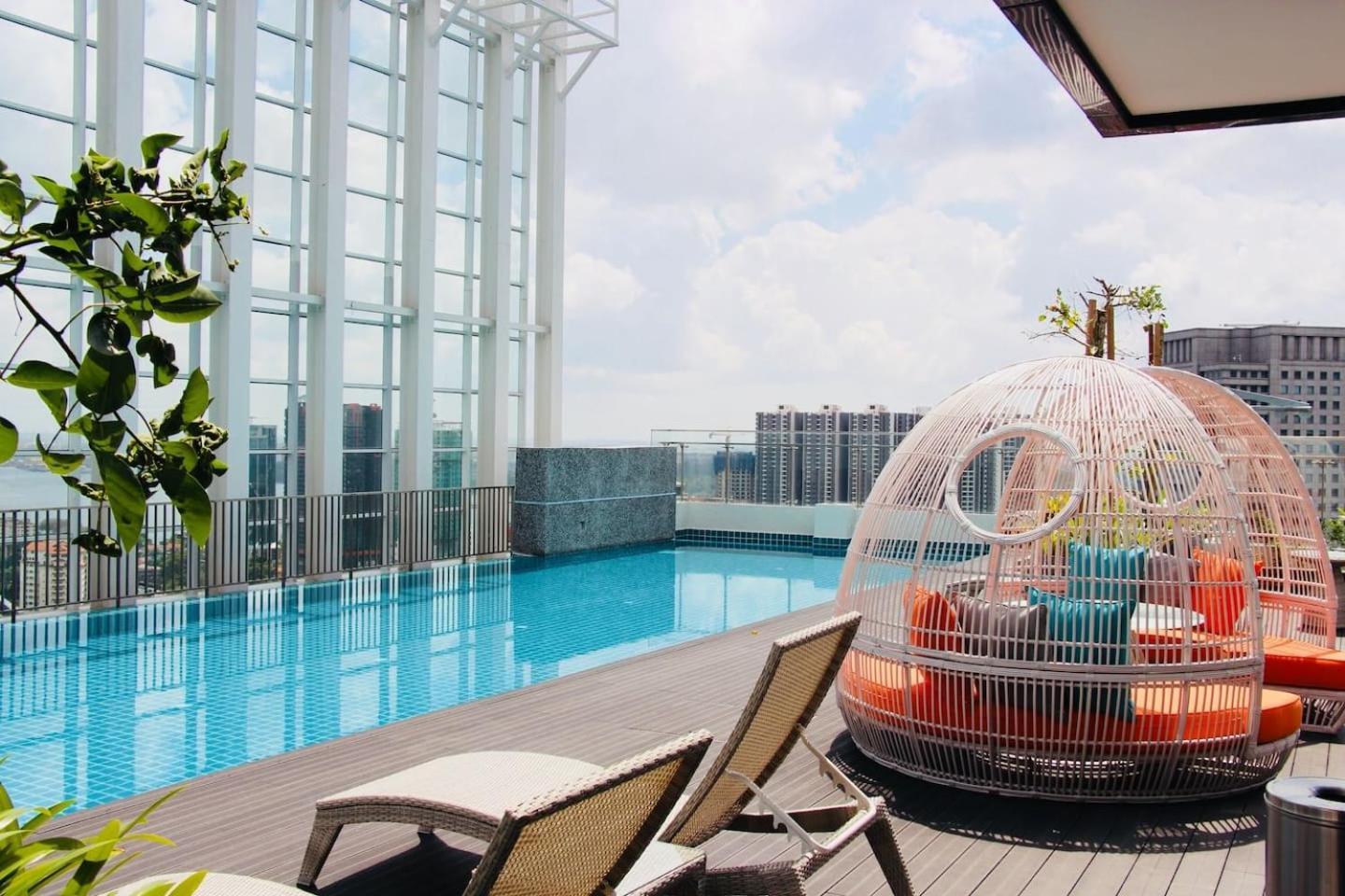 Modern, High Floor Suasana Suites 05 In Jb Johor Bahru Bagian luar foto